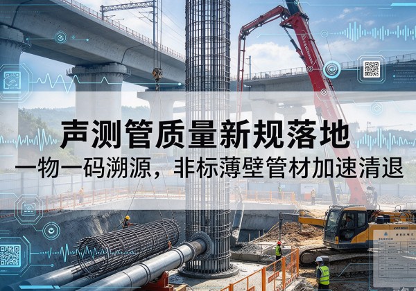 库车声测管质量新规落地，一物一码溯源，非标薄壁管材加速清退